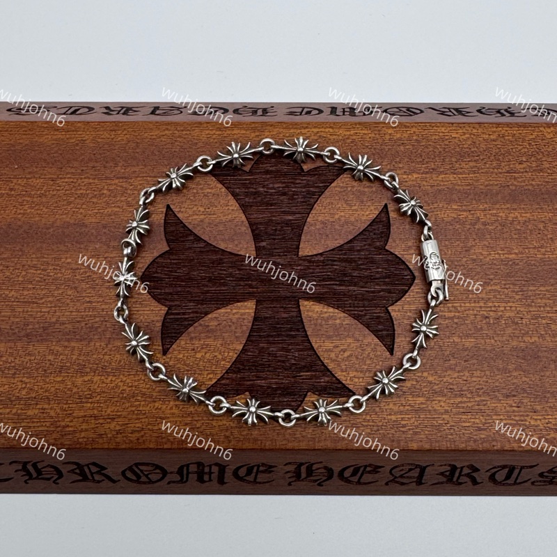 Chrome hearts tiny e 13 links 手鍊 克羅心手鍊 克羅心tiny e-0