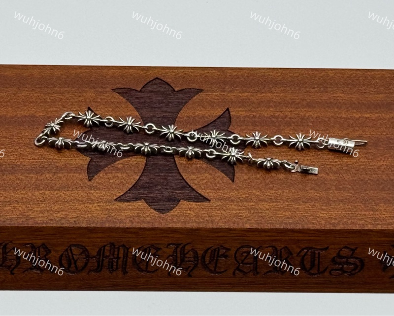 Chrome hearts tiny e 13 links 手鍊 克羅心手鍊 克羅心tiny e-1