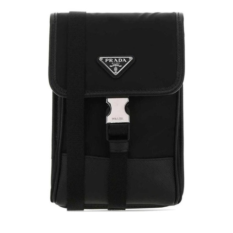 Prada 男士 Re-Nylon 再生尼龍手機包均碼碼常規、12cm*2.5cm*18cm