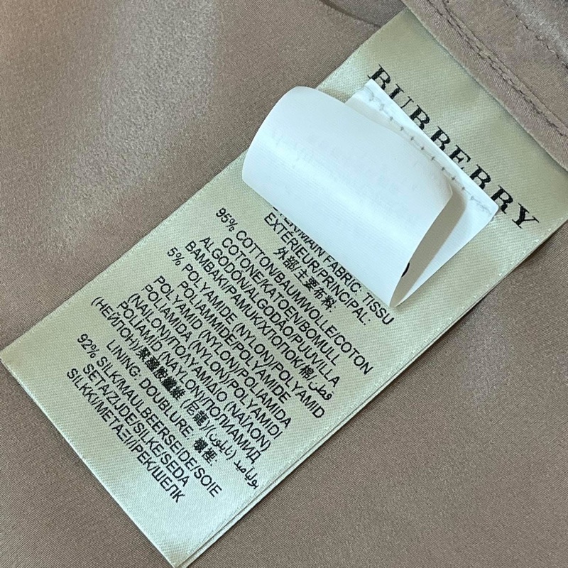 BURBERRY 英國裸粉色蕾絲風衣UK8-11