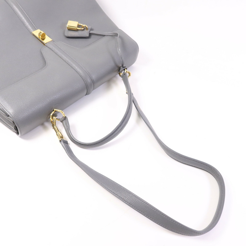 CELINE 牛皮皮革Large 16 Bag金扣手挽肩背兩用袋-8