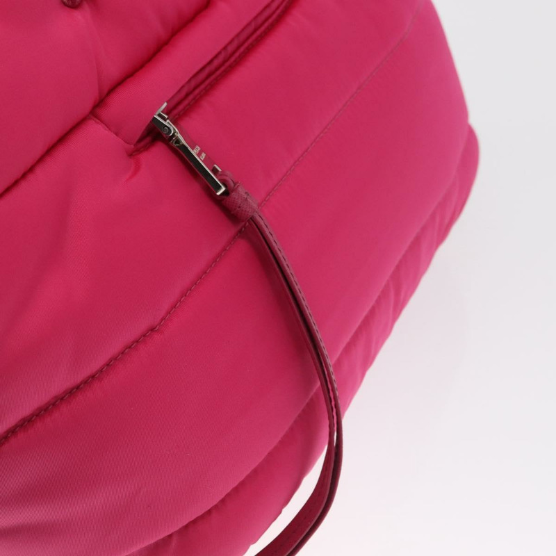 【日本直送】PRADA 手提包 尼龍 粉紅色 銀色 正品 165607-18