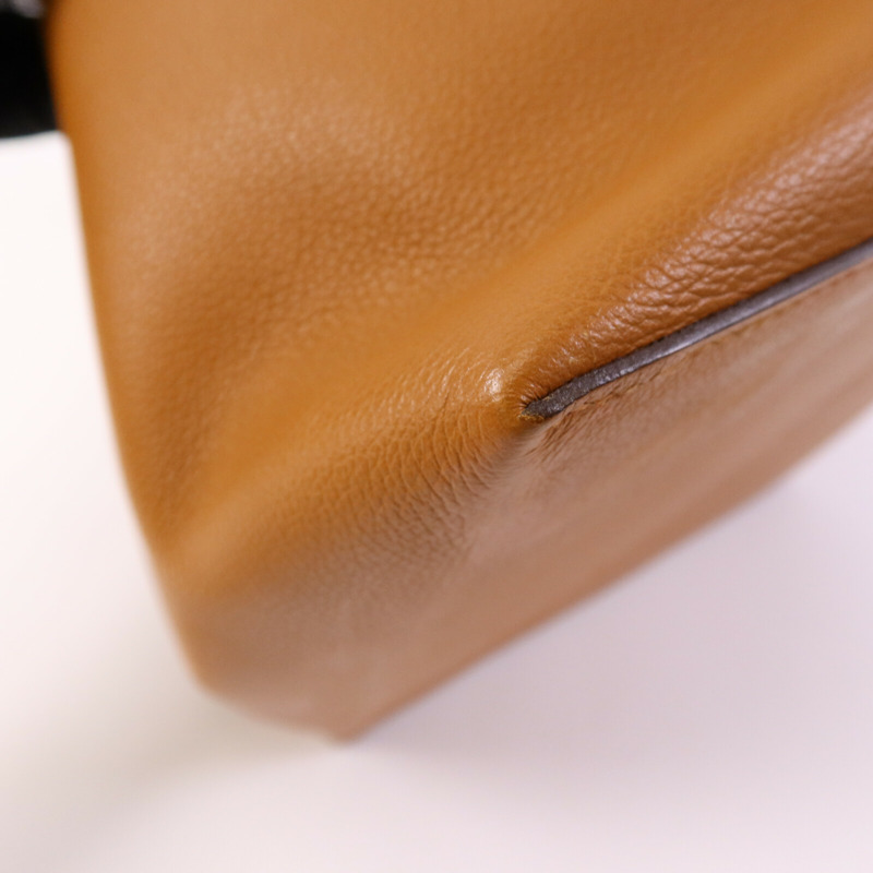 HERMES Evercolor皮革Licol 17肩背袋Toffee-12