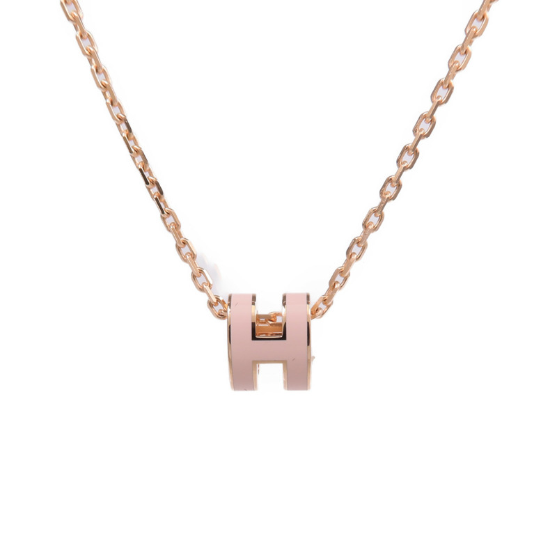 HERMES 金屬Mini Pop H Necklace項鍊-2