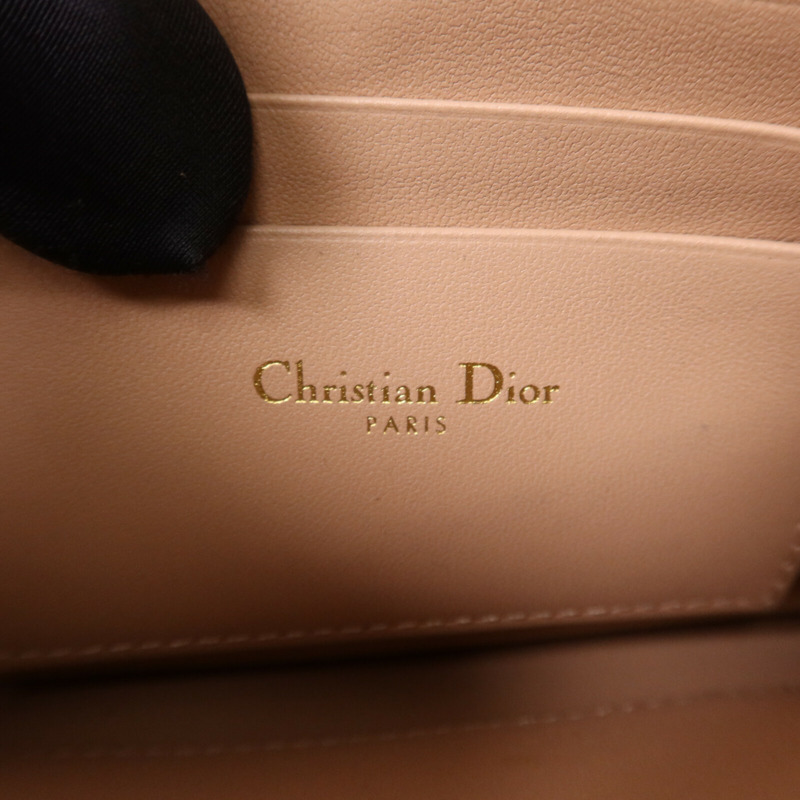 Dior 羊皮皮革Caro Every金扣鏈帶肩背袋-5