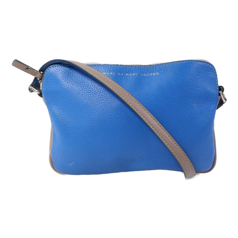 MARC BY MARC JACOBS 牛皮皮革Sholder Bag銀扣肩背包-0