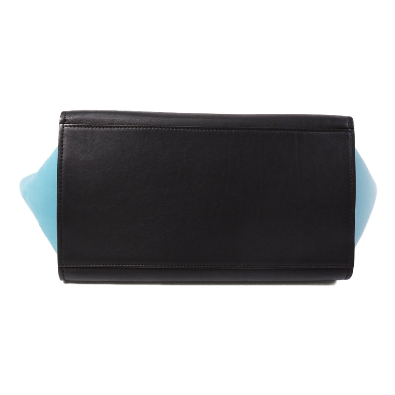 CELINE 牛皮皮革Trapeze金扣手挽肩背兩用袋-3