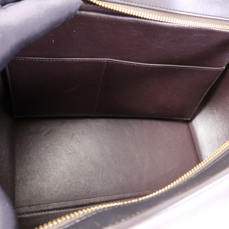 CELINE 牛皮皮革Trapeze金扣手挽肩背兩用袋-4