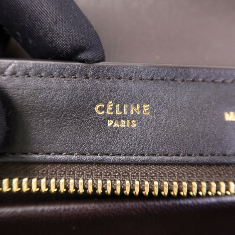 CELINE 牛皮皮革Trapeze金扣手挽肩背兩用袋-5