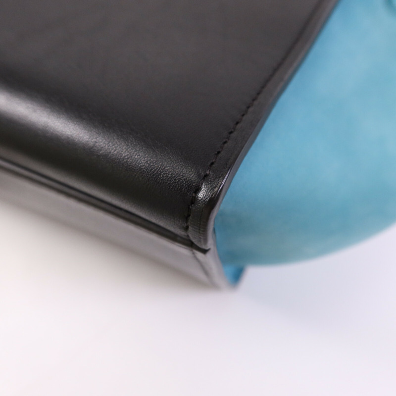 CELINE 牛皮皮革Trapeze金扣手挽肩背兩用袋-12