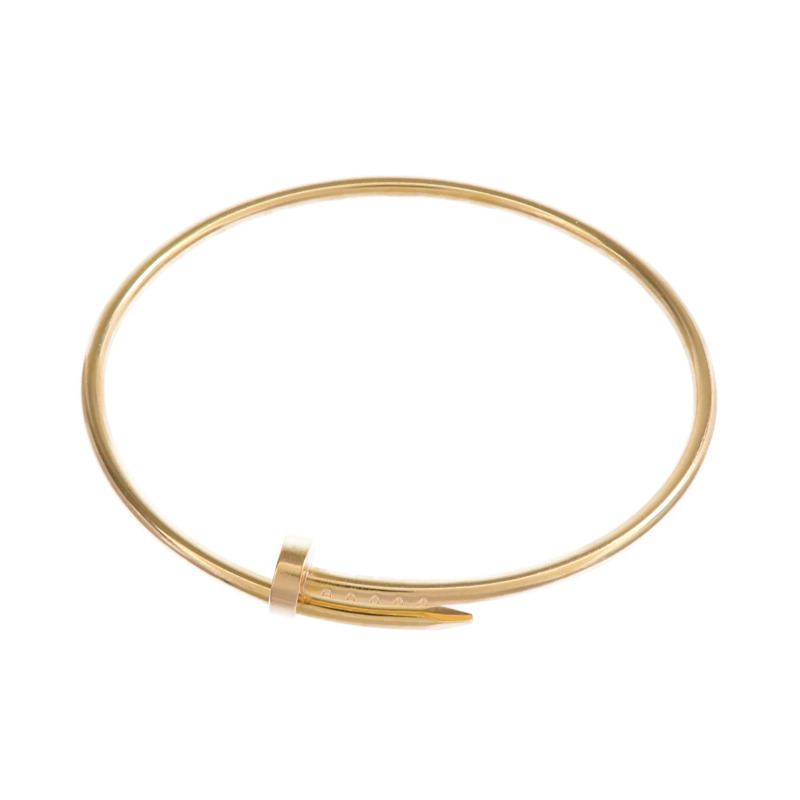 CARTIER 18K玫瑰金Juste un Clou手鐲Cartier#17-3