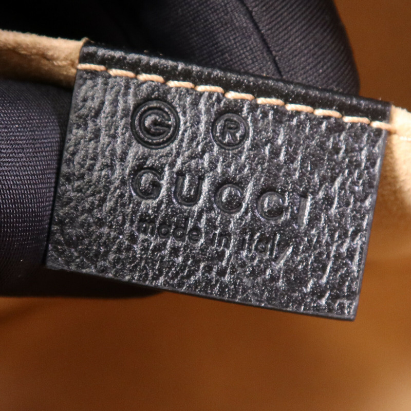 GUCCI 牛皮皮革GG Ophidia金扣肩背包-5