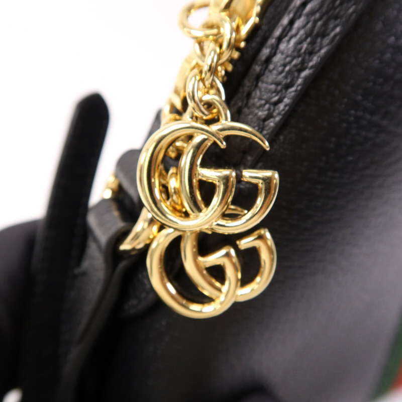GUCCI 牛皮皮革GG Ophidia金扣肩背包-6