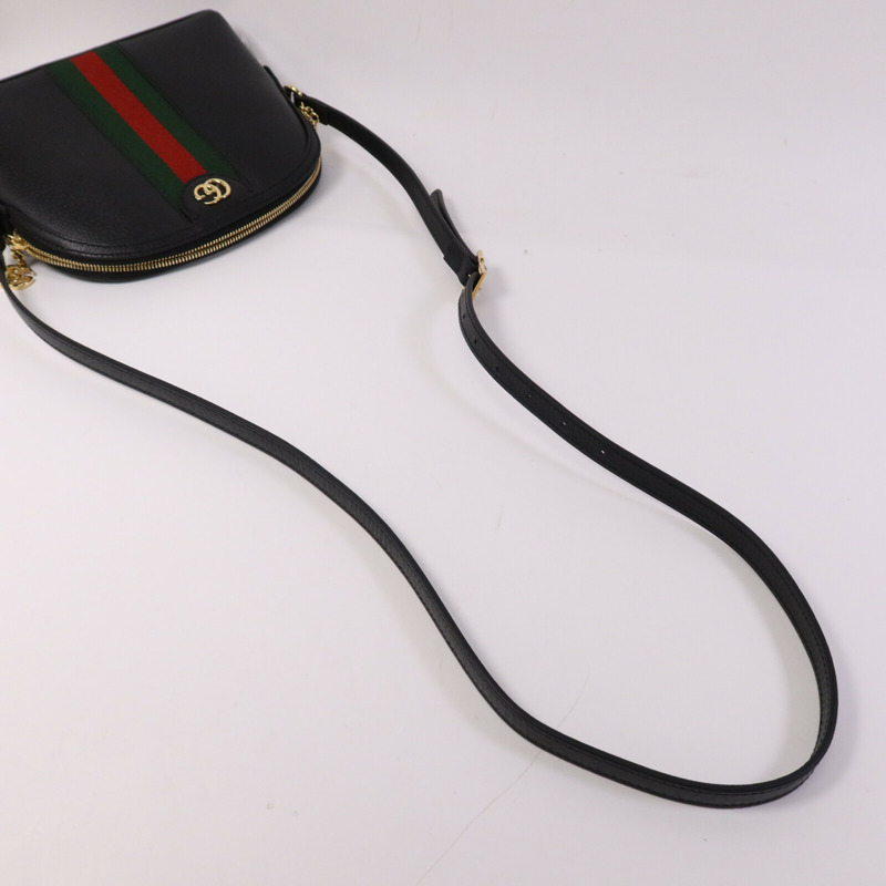 GUCCI 牛皮皮革GG Ophidia金扣肩背包-8