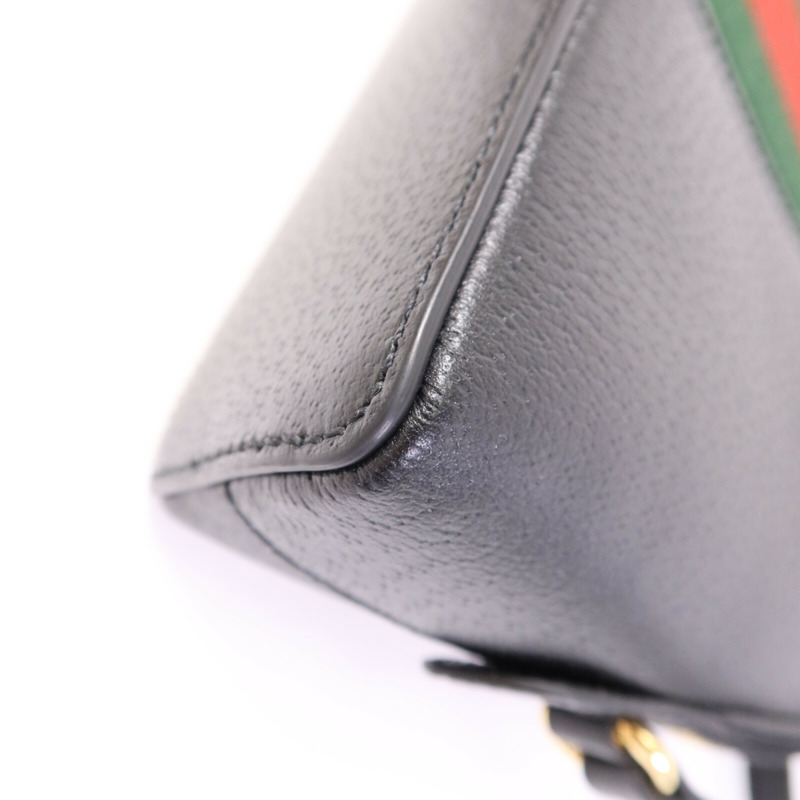 GUCCI 牛皮皮革GG Ophidia金扣肩背包-9