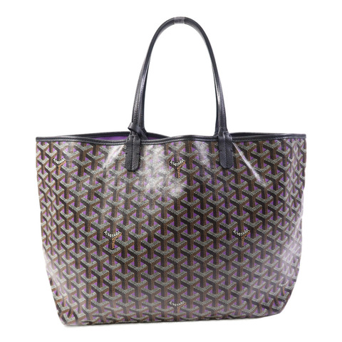 GOYARD 塗層帆布Saint Louis PM銀扣手挽袋