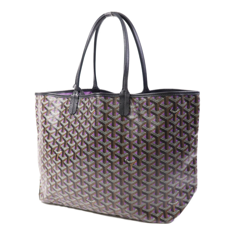 GOYARD 塗層帆布Saint Louis PM銀扣手挽袋-2