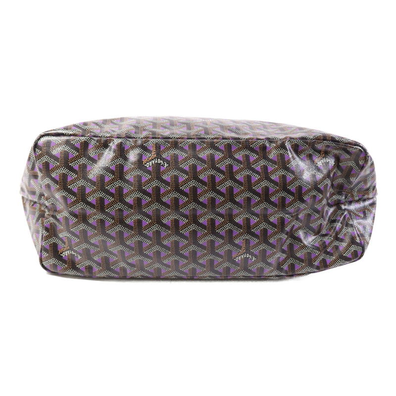 GOYARD 塗層帆布Saint Louis PM銀扣手挽袋-3