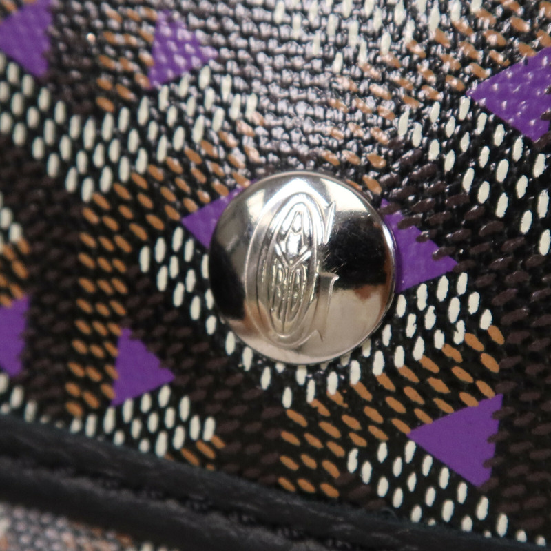 GOYARD 塗層帆布Saint Louis PM銀扣手挽袋-6
