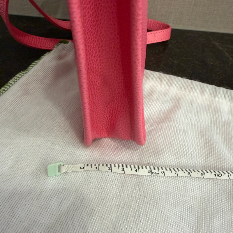 LONGCHAMP粉色斜背包-9