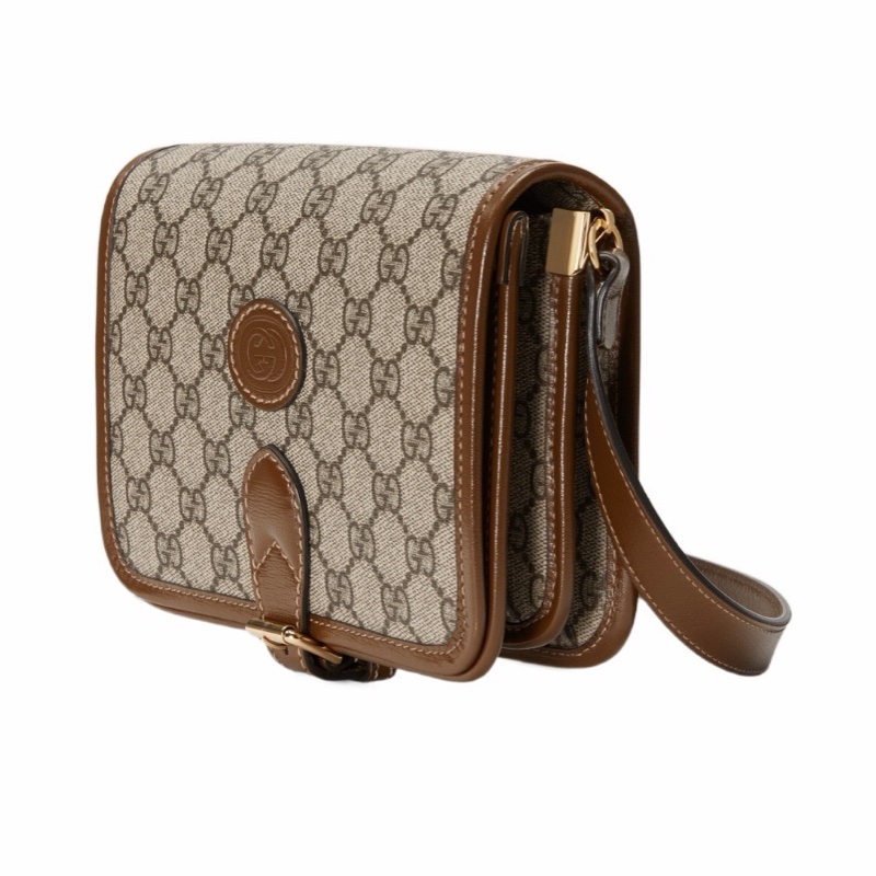 Gucci 男士 GG Retro系列迷你肩背包均碼碼MINI、20X8X17CM-4