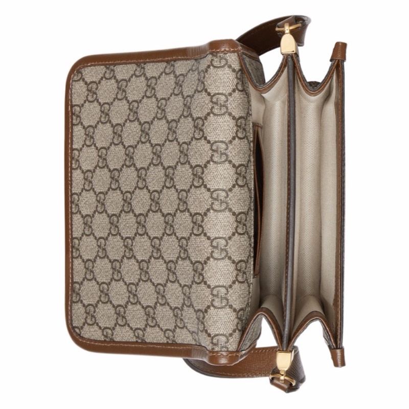 Gucci 男士 GG Retro系列迷你肩背包均碼碼MINI、20X8X17CM-5