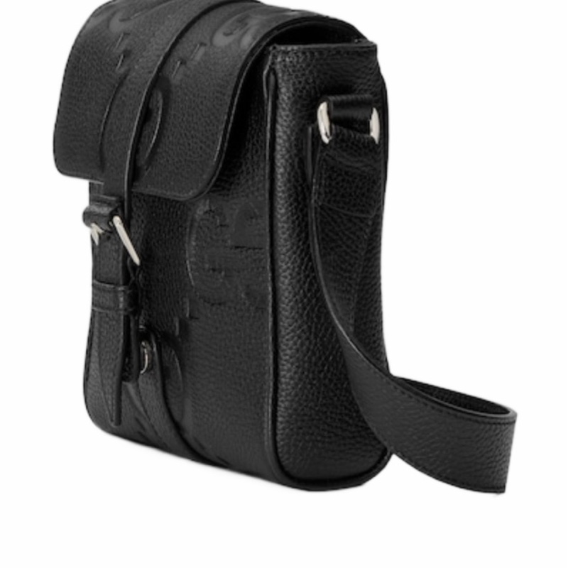 Gucci 男士 JUMBO GG 小號翻蓋單肩包均碼碼小號、18.5cm*4.5cm*14.5cm-1