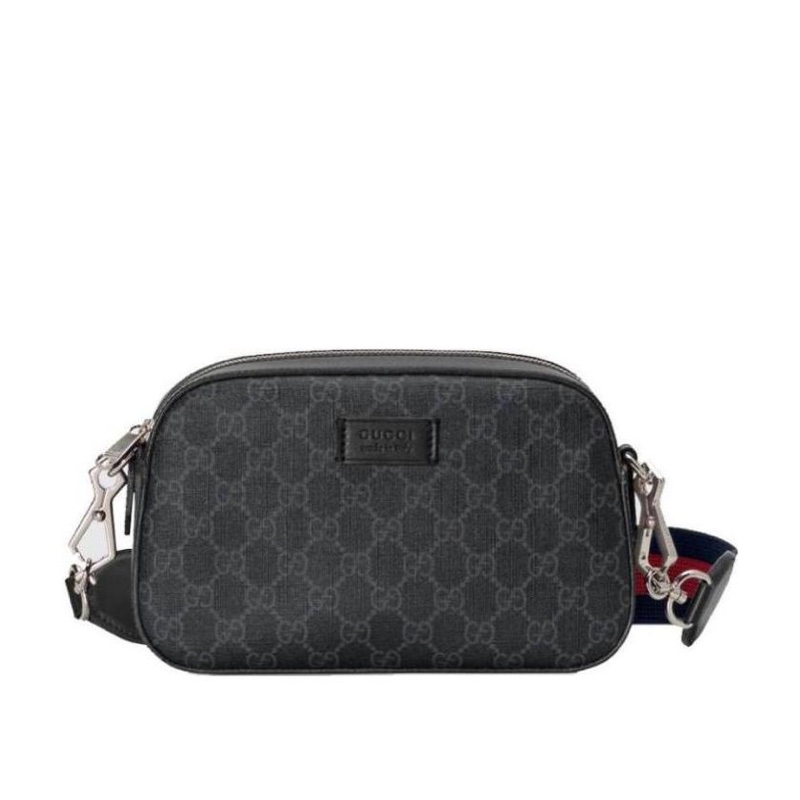 Gucci 男士 GG Supreme帆布肩背包均碼碼小號、24cm*7cm*14cm-0
