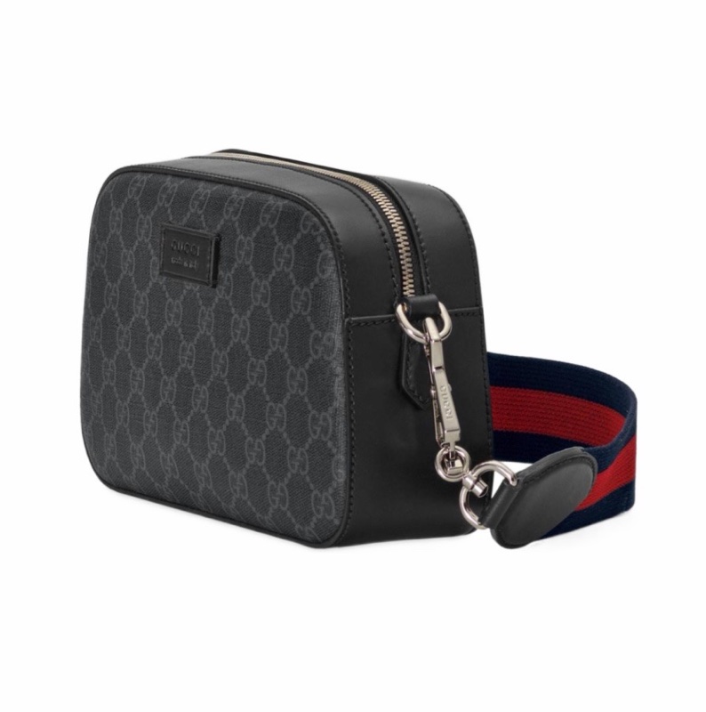 Gucci 男士 GG Supreme帆布肩背包均碼碼小號、24cm*7cm*14cm-1
