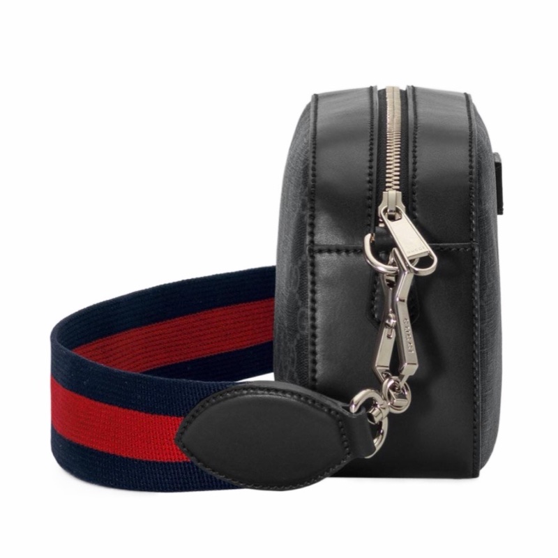 Gucci 男士 GG Supreme帆布肩背包均碼碼小號、24cm*7cm*14cm-2