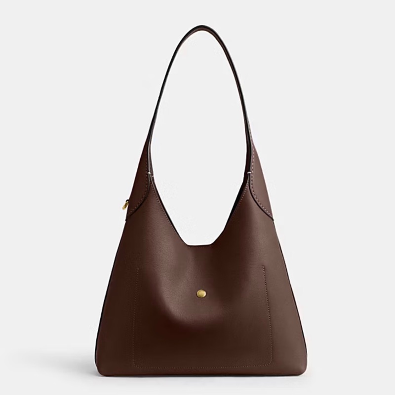 Coach Brooklyn 28 酒紅棕-3