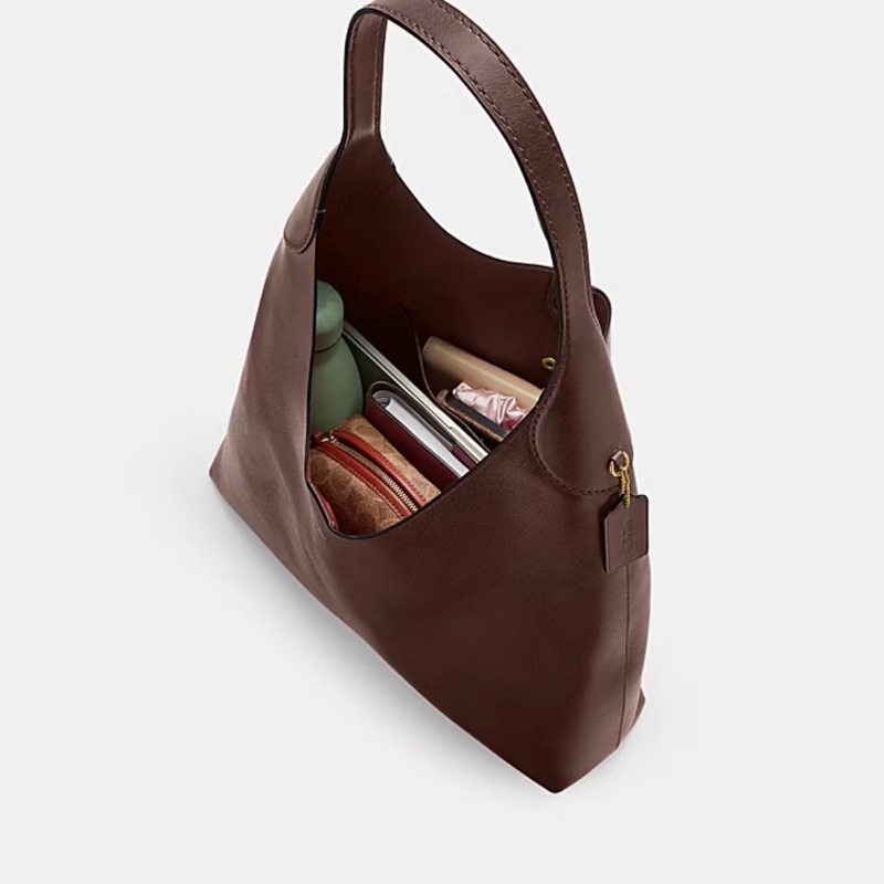 Coach Brooklyn 28 Maple楓葉棕-5