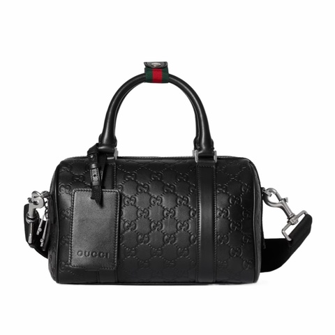 Gucci 男士 GG Emblem 小號單肩包均碼碼小號、25cm*14cm*16cm