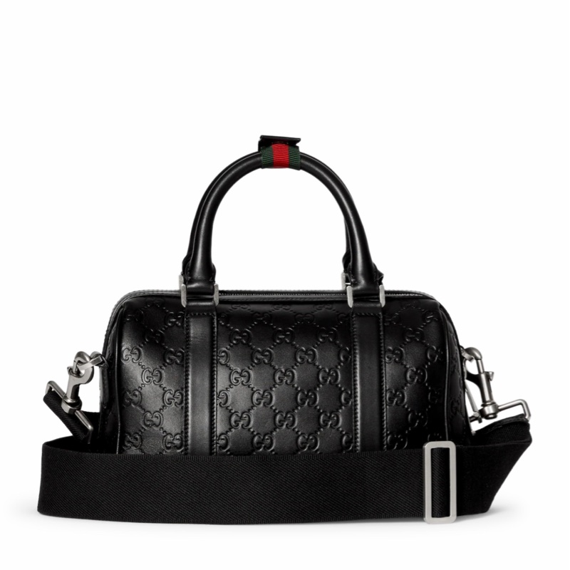 Gucci 男士 GG Emblem 小號單肩包均碼碼小號、25cm*14cm*16cm-2