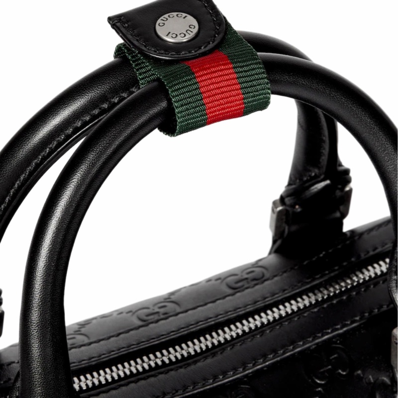 Gucci 男士 GG Emblem 小號單肩包均碼碼小號、25cm*14cm*16cm-4