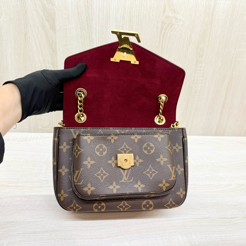 LV原花PASSY系列側背包M45592-7