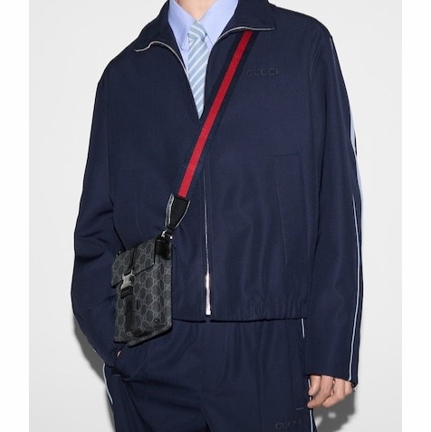 Gucci 男士 GG超迷你單肩包均碼碼超MINI、11cm*4cm*18cm-5