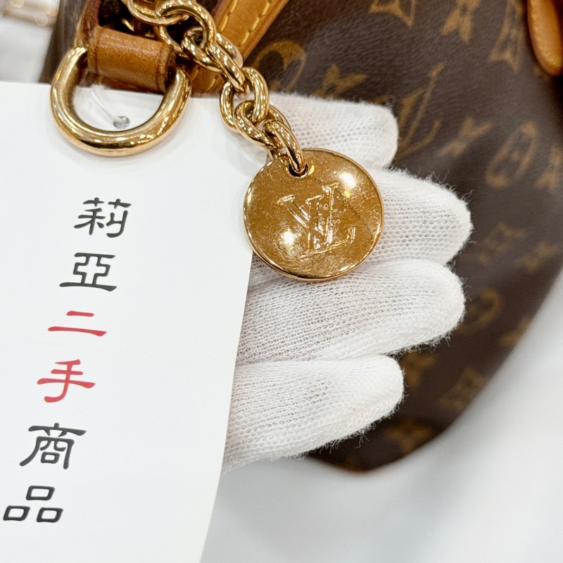莉亞精品♡ LV M40145 老花水餃包 二手-12