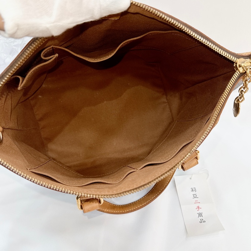 莉亞精品♡ LV M40145 老花水餃包 二手-15