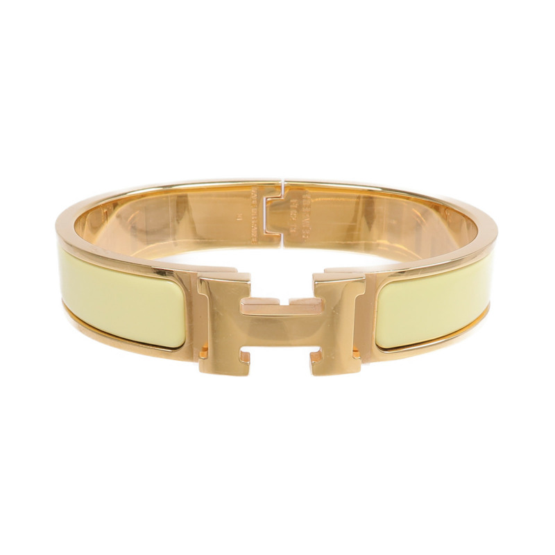 HERMES 金屬/琺瑯Clic H手鐲-0