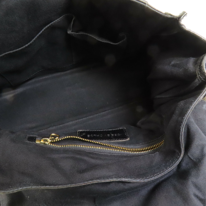 SEE BY CHLOE 羊皮皮革Poya Satchel Shoulder Bag金扣手挽肩背兩用袋-4