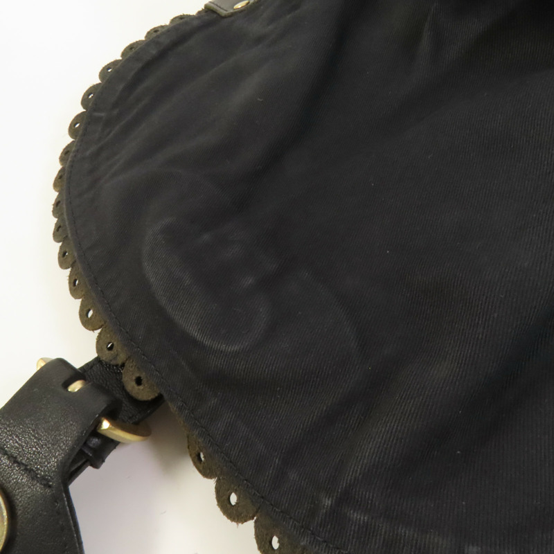 SEE BY CHLOE 羊皮皮革Poya Satchel Shoulder Bag金扣手挽肩背兩用袋-13