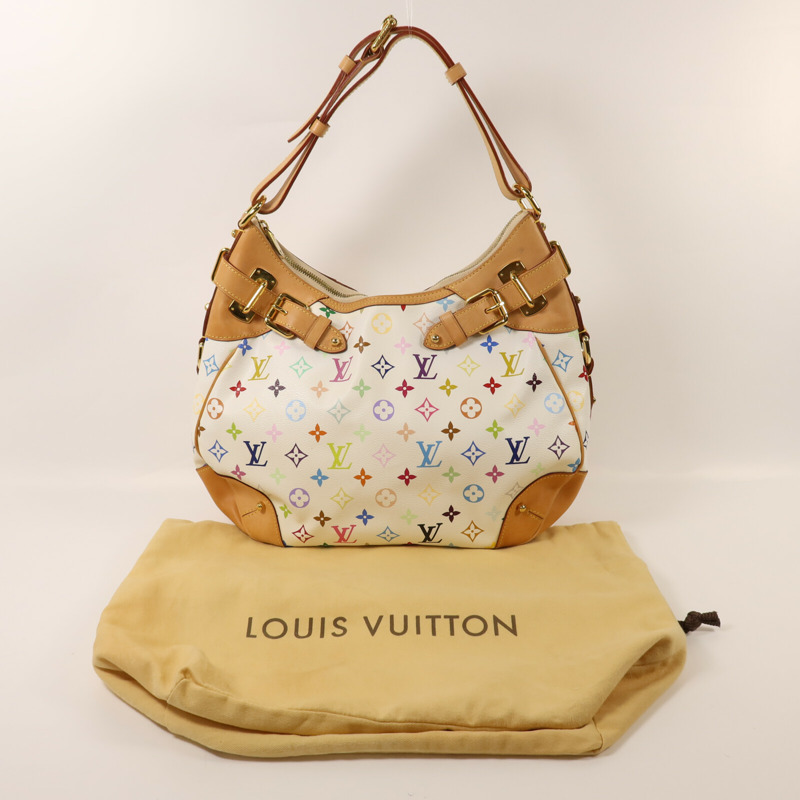 LOUIS VUITTON Monogram Multicolor Greta金扣肩背袋-8