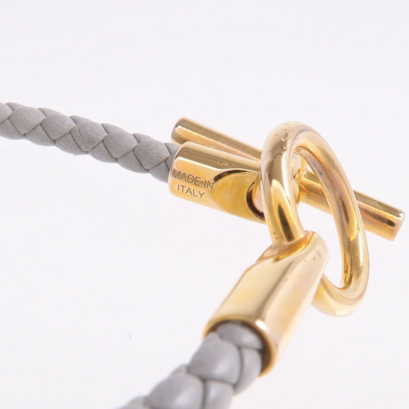 HERMES Swift皮革Glenan Bracelet金扣手帶Bleu Glacier-8