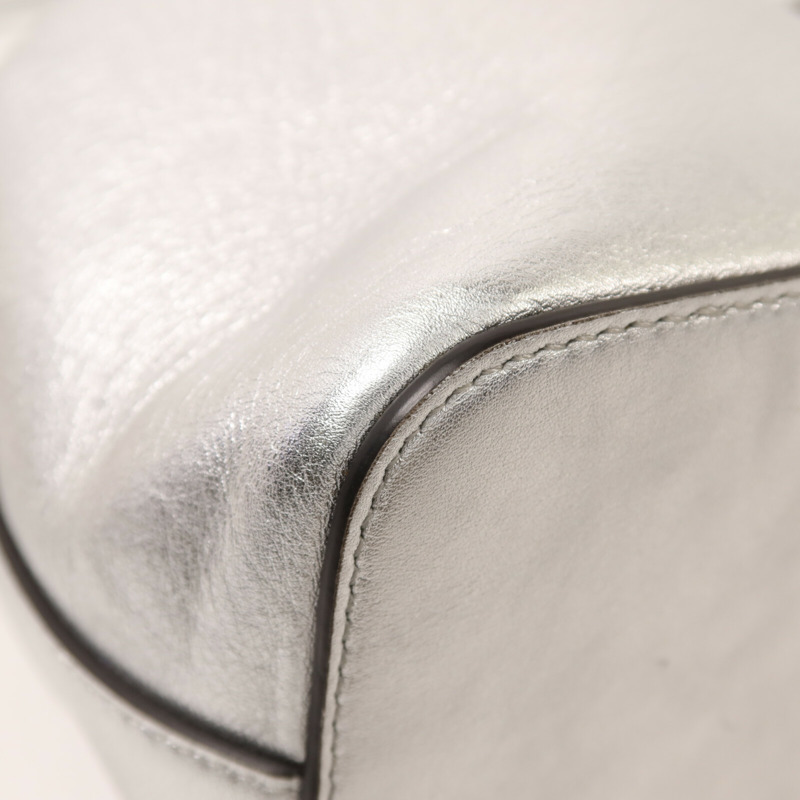 FENDI 牛皮皮革Mon Tresor Bucket Bag金扣手挽肩背兩用袋-11