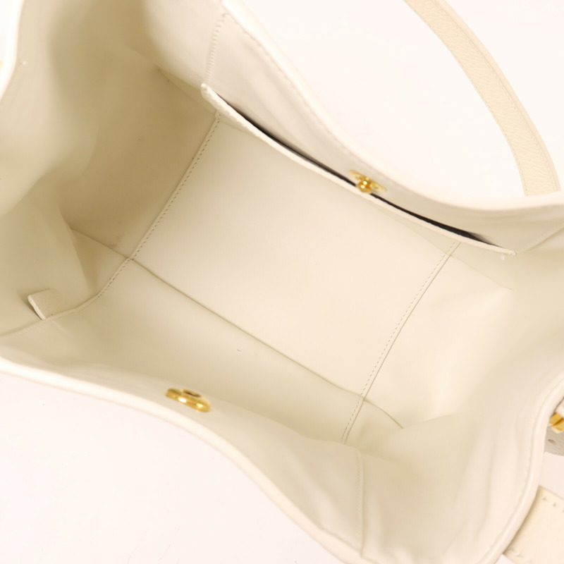 Dior 牛皮皮革Small Signature Bucket Bag金扣手挽肩背兩用袋-4