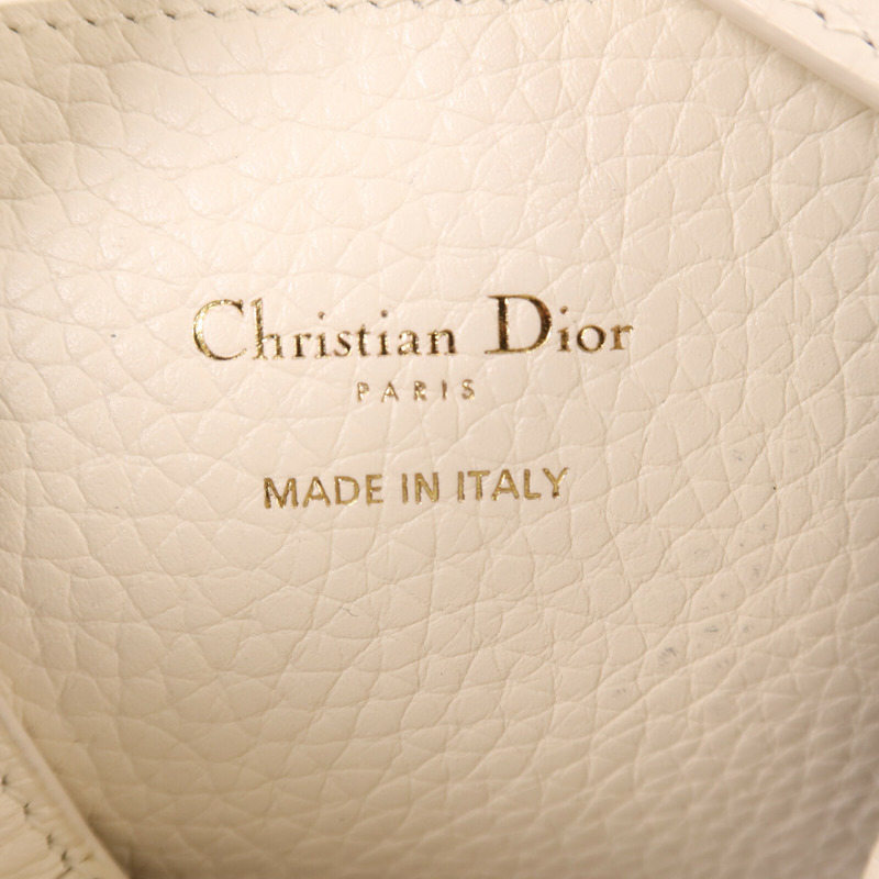 Dior 牛皮皮革Small Signature Bucket Bag金扣手挽肩背兩用袋-5
