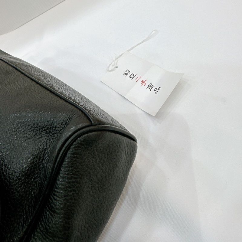 莉亞精品♡Coach 翻蓋斜背包 黑色 二手-6
