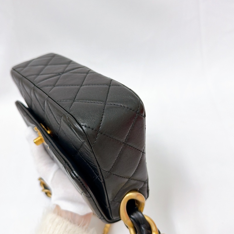 莉亞精品♡Chanel 金扣肩背包 二手美包-9