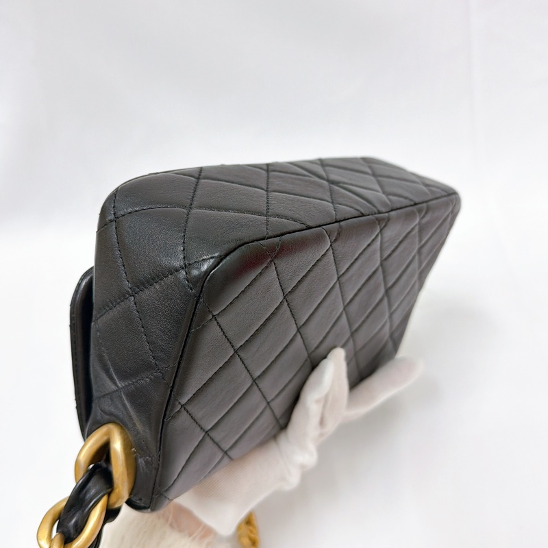 莉亞精品♡Chanel 金扣肩背包 二手美包-10